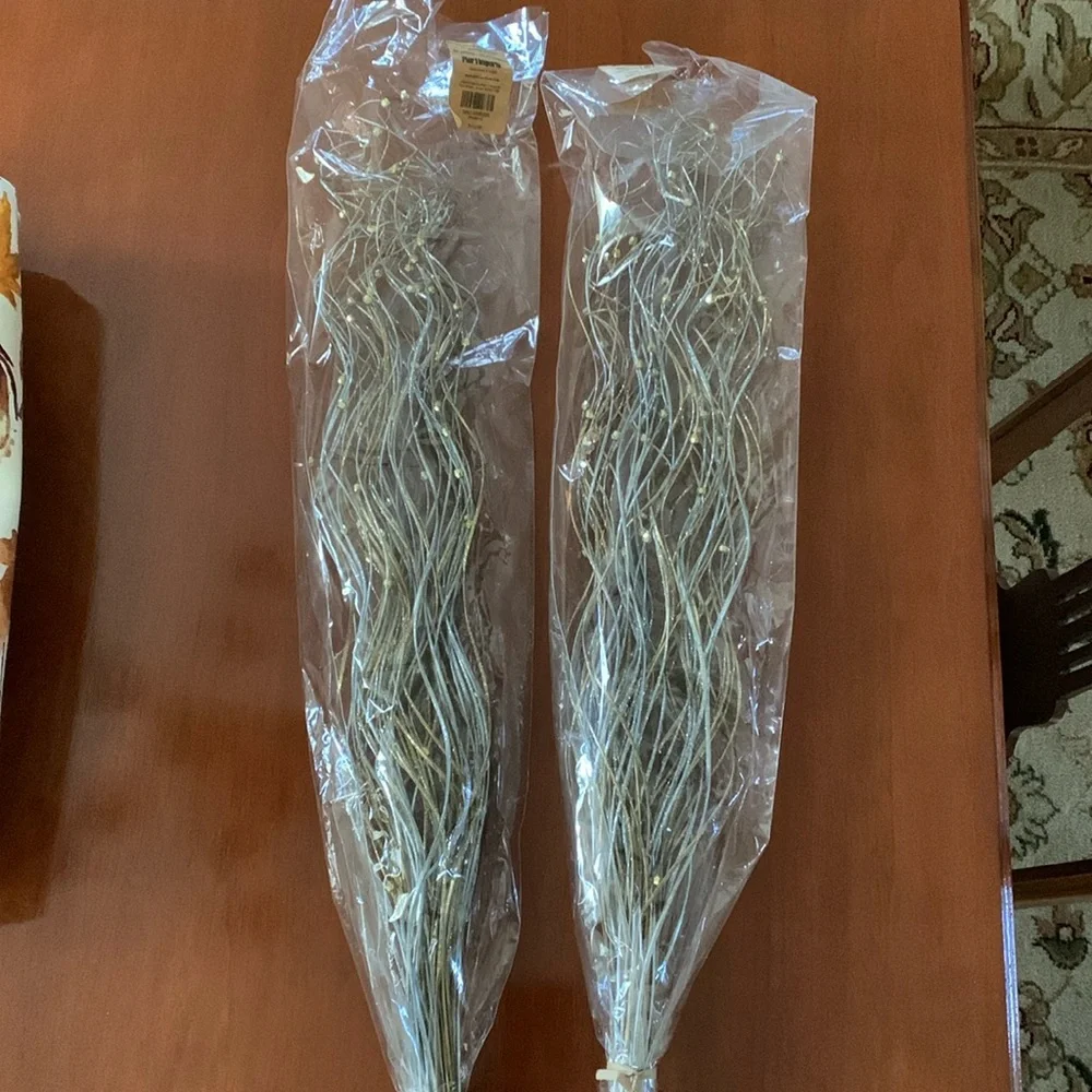 Pier 1 Imports Gold and Silver Garland Accents